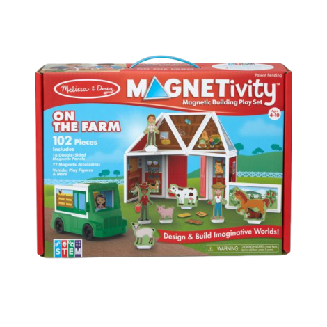 Set magnetic de joaca La Ferma - Melissa & Doug - poza 1