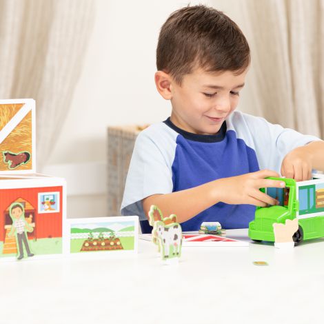 Set magnetic de joaca La Ferma - Melissa & Doug - poza 2