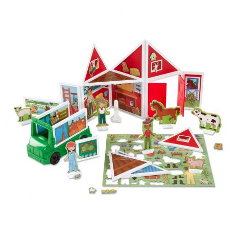 Set magnetic de joaca La Ferma - Melissa & Doug - poza 3