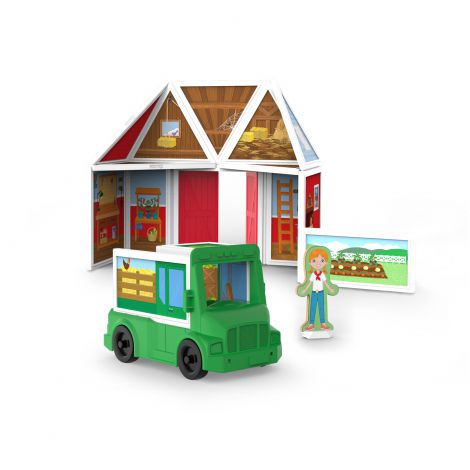 Set magnetic de joaca La Ferma - Melissa & Doug - poza 4