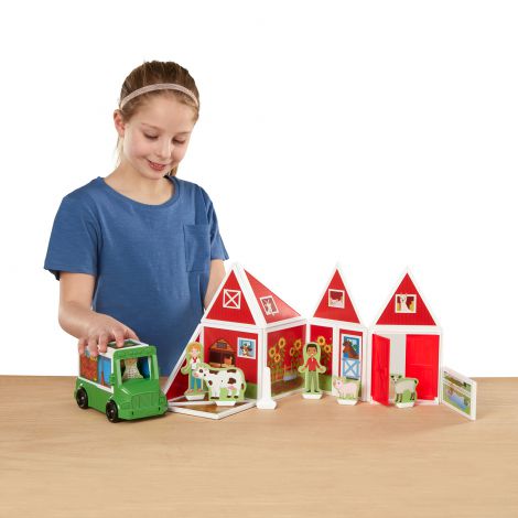 Set magnetic de joaca La Ferma - Melissa & Doug - poza 5