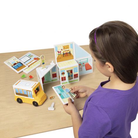Set magnetic de joaca La Scoala - Melissa & Doug - poza 2
