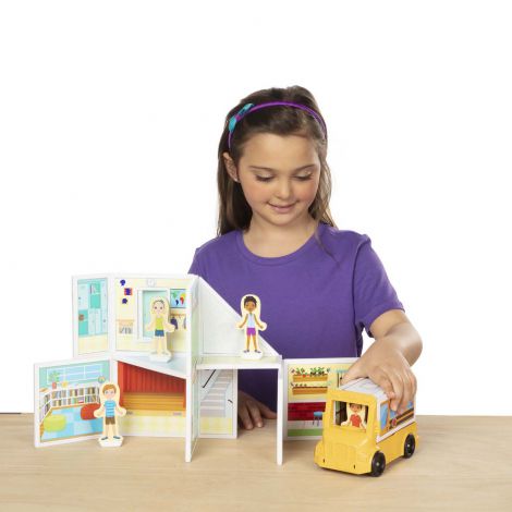 Set magnetic de joaca La Scoala - Melissa & Doug - poza 4