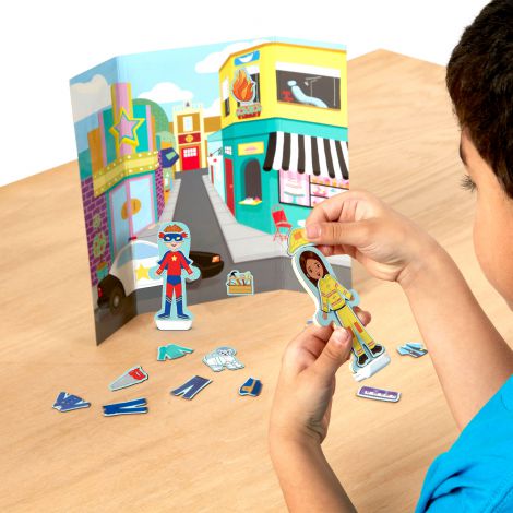 Set magnetic de joaca Meserii - Melissa & Doug - poza 4