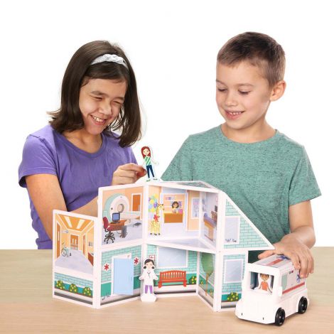 Set magnetic de joaca Spitalul - Melissa & Doug - poza 3