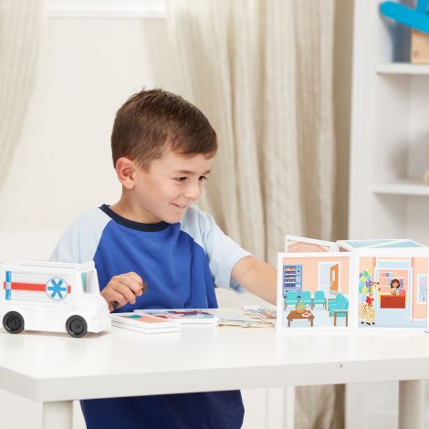 Set magnetic de joaca Spitalul - Melissa & Doug - poza 4