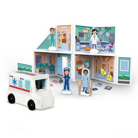 Set magnetic de joaca Spitalul - Melissa & Doug - poza 5