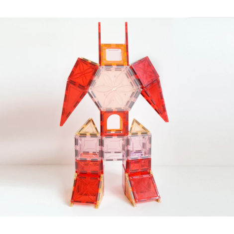 Set magnetic Magblox - 6 piese magnetice hexagon pentru constructie - poza 2