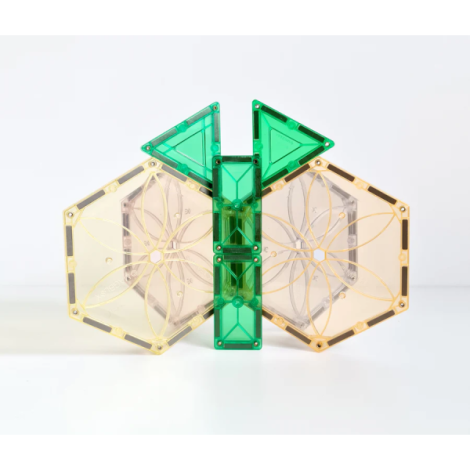 Set magnetic Magblox - 6 piese magnetice hexagon pentru constructie - poza 5