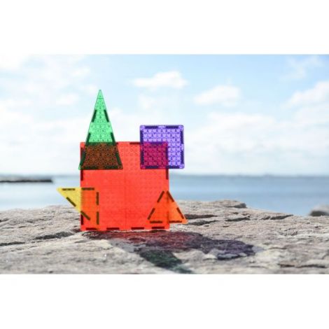 Set magnetic Magbrix 6 piese patrate mari - compatibil cu caramizi de constructie tip Lego - poza 3