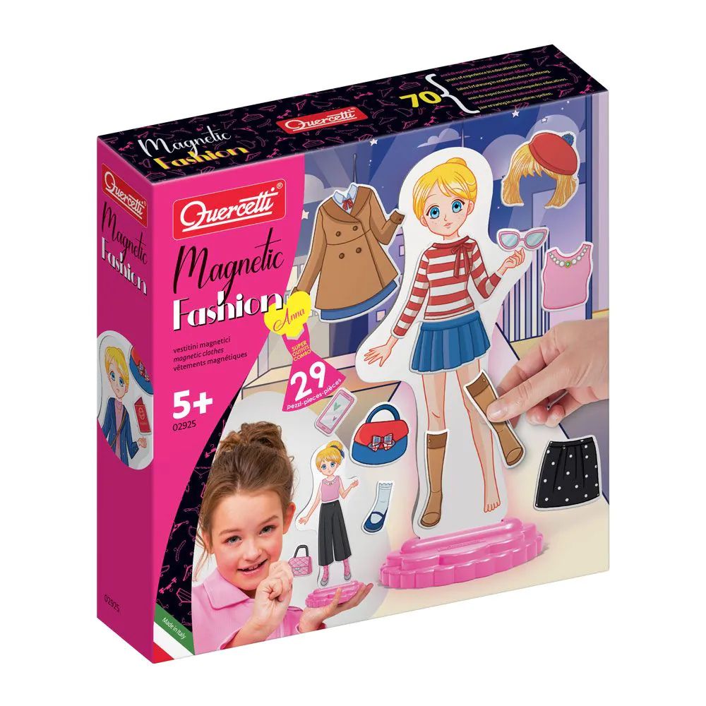 Set magnetic Quercetti Fashion Girl Anna 02925 - poza 2