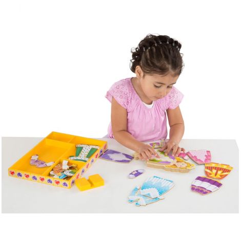 Set magnetic Sa imbracam printesa Elisa Melissa & Doug 3553 - poza 4