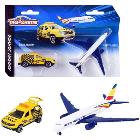 Set Majorette Dacia Duster Airport cu o masinuta si un avion - poza 4