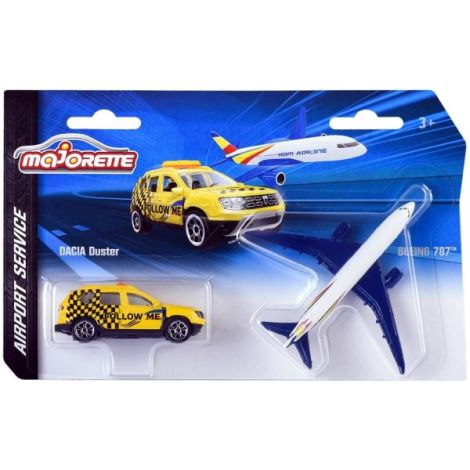 Set Majorette Dacia Duster Airport cu o masinuta si un avion - poza 5