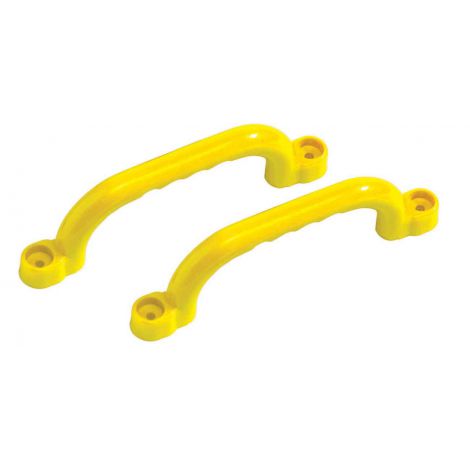 Set manere din plastic 25 cm Galben - poza 1