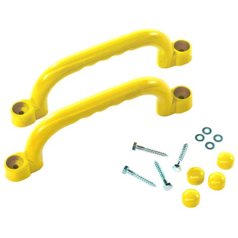 Set manere din plastic 25 cm Galben - poza 4