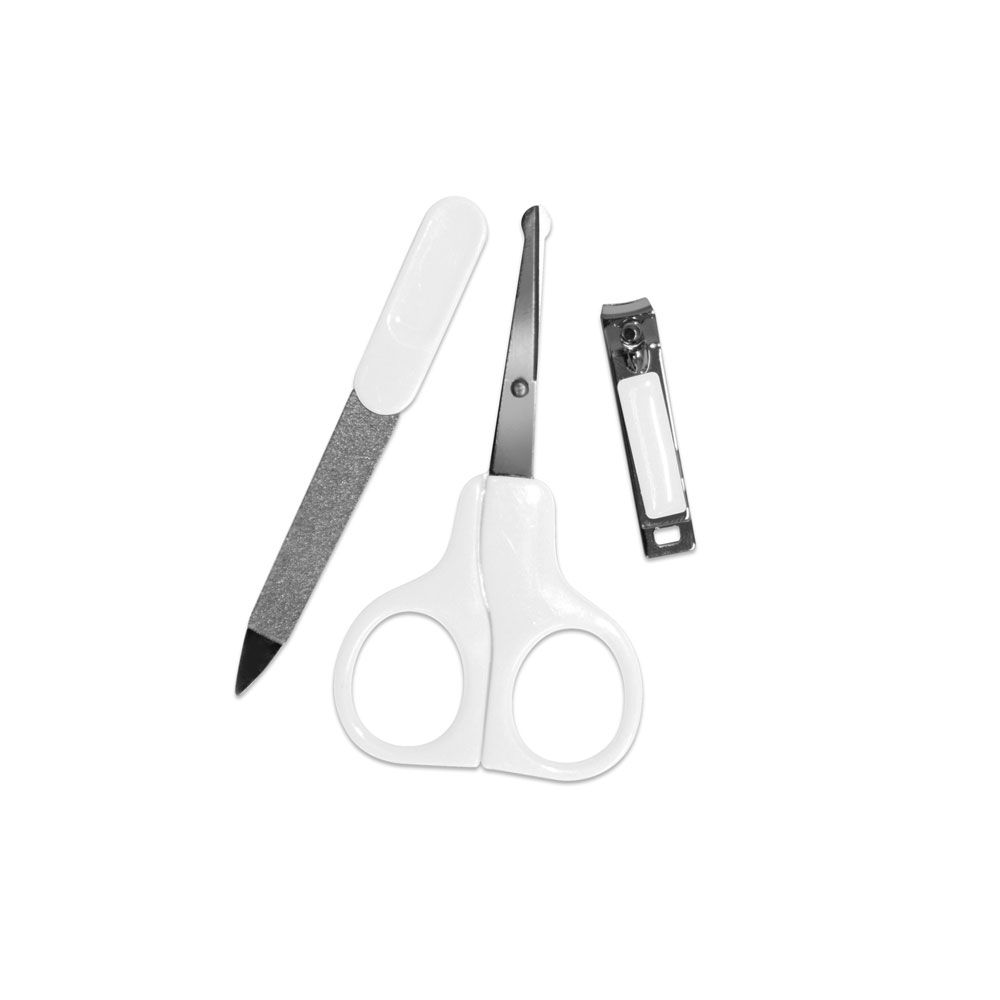 Set manichiura bebelusi 3 piese Lorelli Alb - poza 1