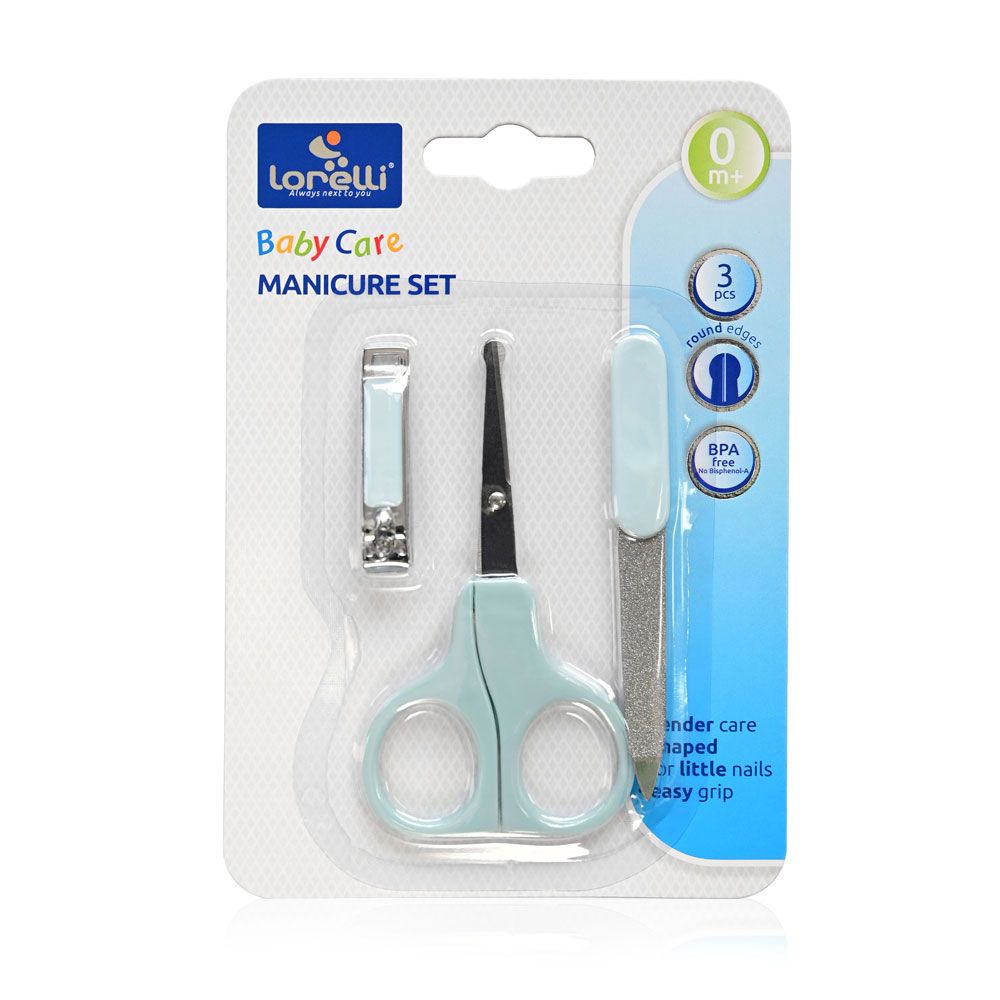 Set manichiura bebelusi 3 piese Lorelli Albastru - poza 2