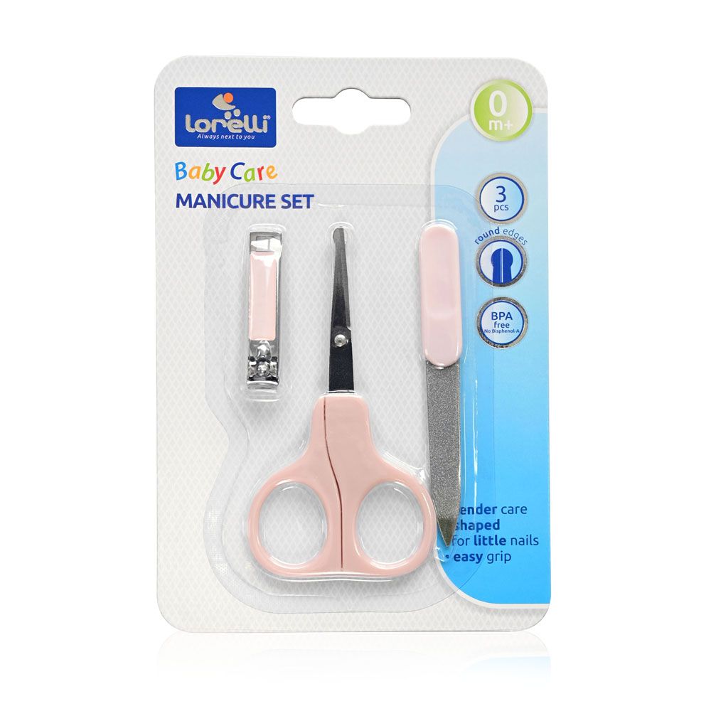 Set manichiura bebelusi 3 piese Lorelli Roz - poza 2