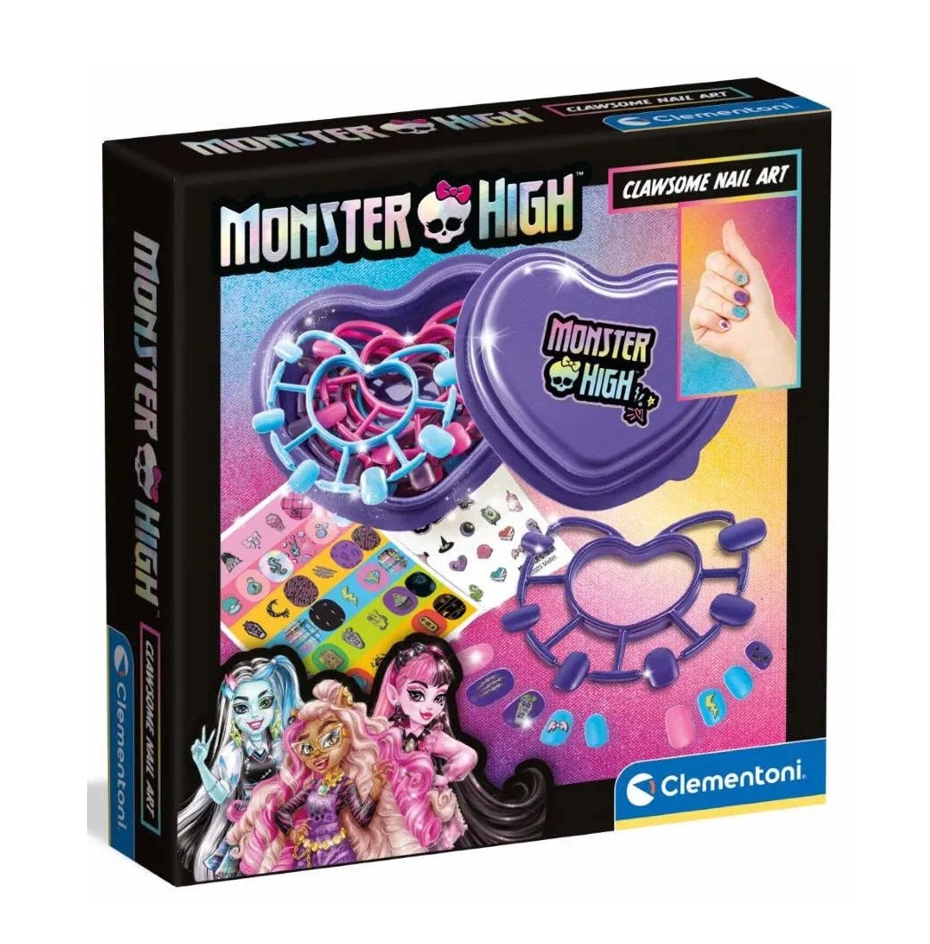 Set manichiura Clementoni Monster High Clawsome Nail Art - poza 2