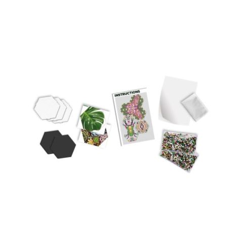 Set margele de calcat Beedz Art - Botanica cu placi hexagonale - poza 2