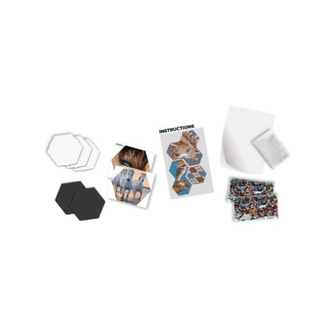 Set margele de calcat Beedz Art - Cai cu placi hexagonale - poza 2