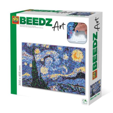 Set margele de calcat Beedz Art - Noapte instelata de Van Gogh - poza 1