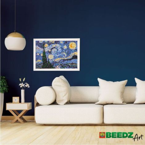 Set margele de calcat Beedz Art - Noapte instelata de Van Gogh - poza 3