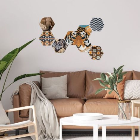 Set margele de calcat Beedz Art - Safari cu placi hexagonale - poza 3