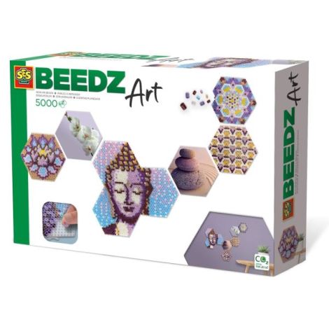 Set margele de calcat Beedz Art - Zen cu placi hexagonale - poza 1