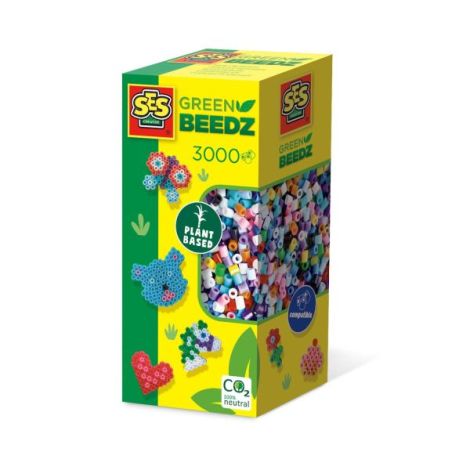 Set margele de calcat culori mixte Green Beedz 3000 bucati - poza 1