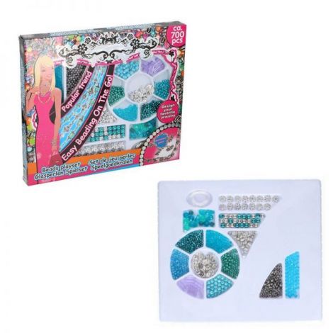 Set margele decorative Eddy Toys 700 piese Bleu - poza 2