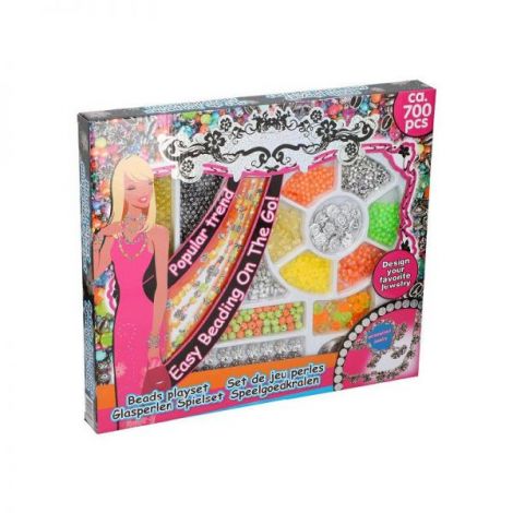 Set margele decorative Eddy Toys 700 piese Galben - poza 1