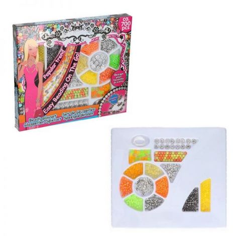 Set margele decorative Eddy Toys 700 piese Galben - poza 2