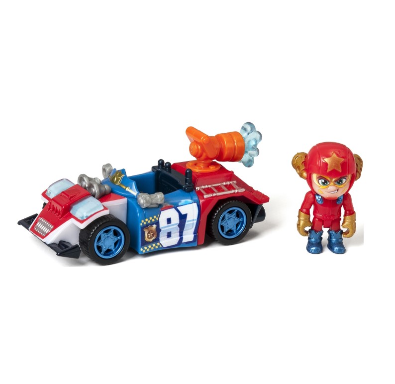 Set masinuta cu o figurina T-Racers Turbo Tuning Teams Seria 2 - poza 4