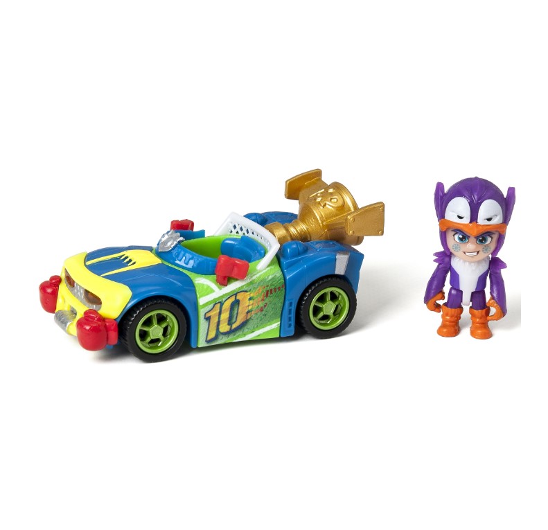Set masinuta cu o figurina T-Racers Turbo Tuning Teams Seria 2 - poza 5