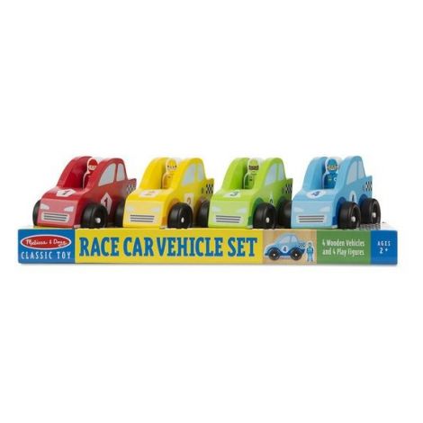 Set masinute de curse din lemn Melissa and Doug - poza 2