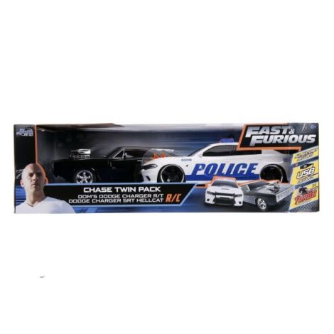 Set Masinute Fast And Furious Rc Toyota Supra&dodge Charger Srt Scara 1:16 - poza 1