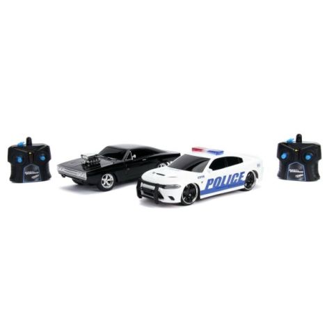 Set Masinute Fast And Furious Rc Toyota Supra&dodge Charger Srt Scara 1:16 - poza 2