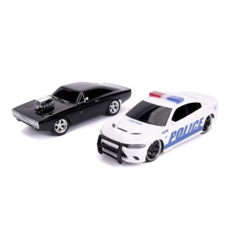Set Masinute Fast And Furious Rc Toyota Supra&dodge Charger Srt Scara 1:16 - poza 4