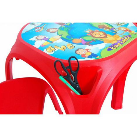 Set Masuta cu 2 scaune pentru copii Pilsan King Table red - poza 3