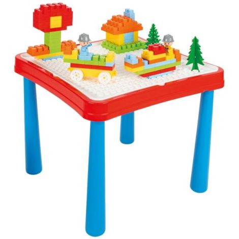 Set masuta cu scaune si cuburi Pilsan Master Study Table cu 121 piese - poza 1