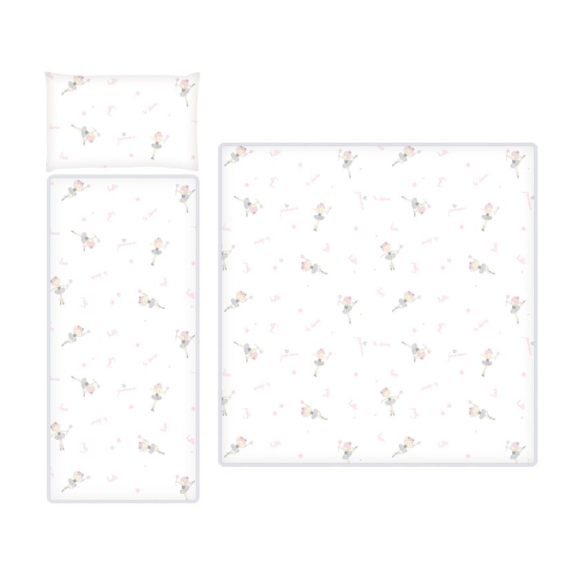 Set matlasat pentru carucior Lorelli Ranfors pink