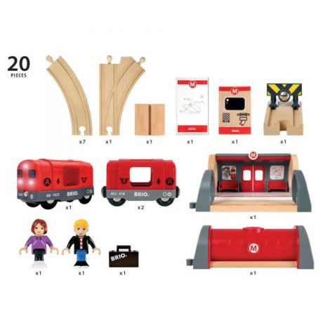 Set metrou pe sine 33513 Brio - poza 5