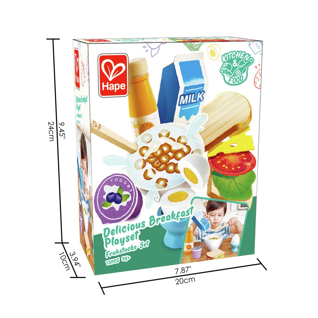 Set mic dejun din lemn Hape Delicious Breakfast - poza 3