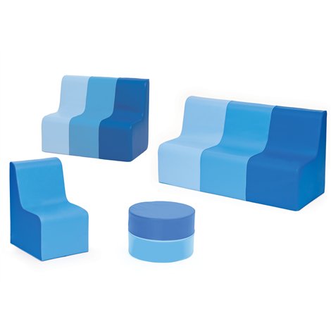 Set mobier din spuma usoara Marine, 4 piese, cresa si gradinita - poza 1