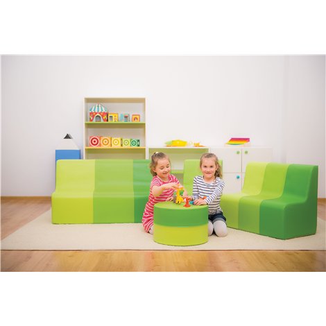 Set mobier din spuma usoara Nature, 4 piese, cresa si gradinita - poza 2
