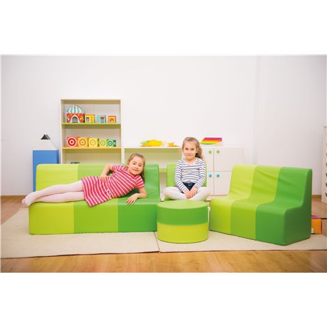 Set mobier din spuma usoara Nature, 4 piese, cresa si gradinita - poza 3