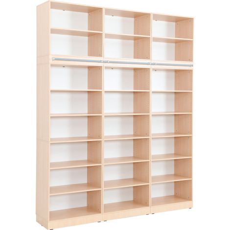 Set mobilier 41 Grande, cu rafturi pentru gradinita si scoala, culoare mesteacan - poza 1
