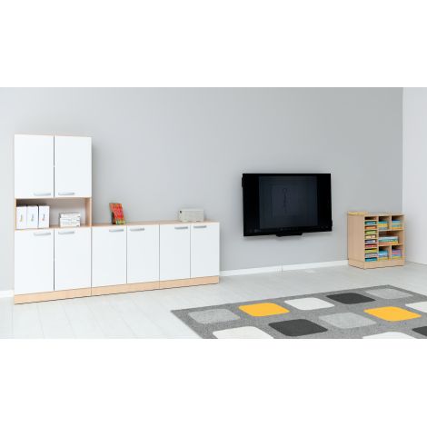 Set mobilier, corpuri cu usi si cu rafturi pentru gradinita Grande 63 - poza 4
